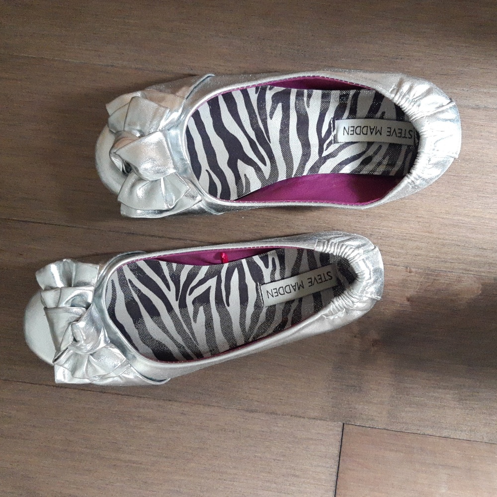 Steve Madden Silver Shoes